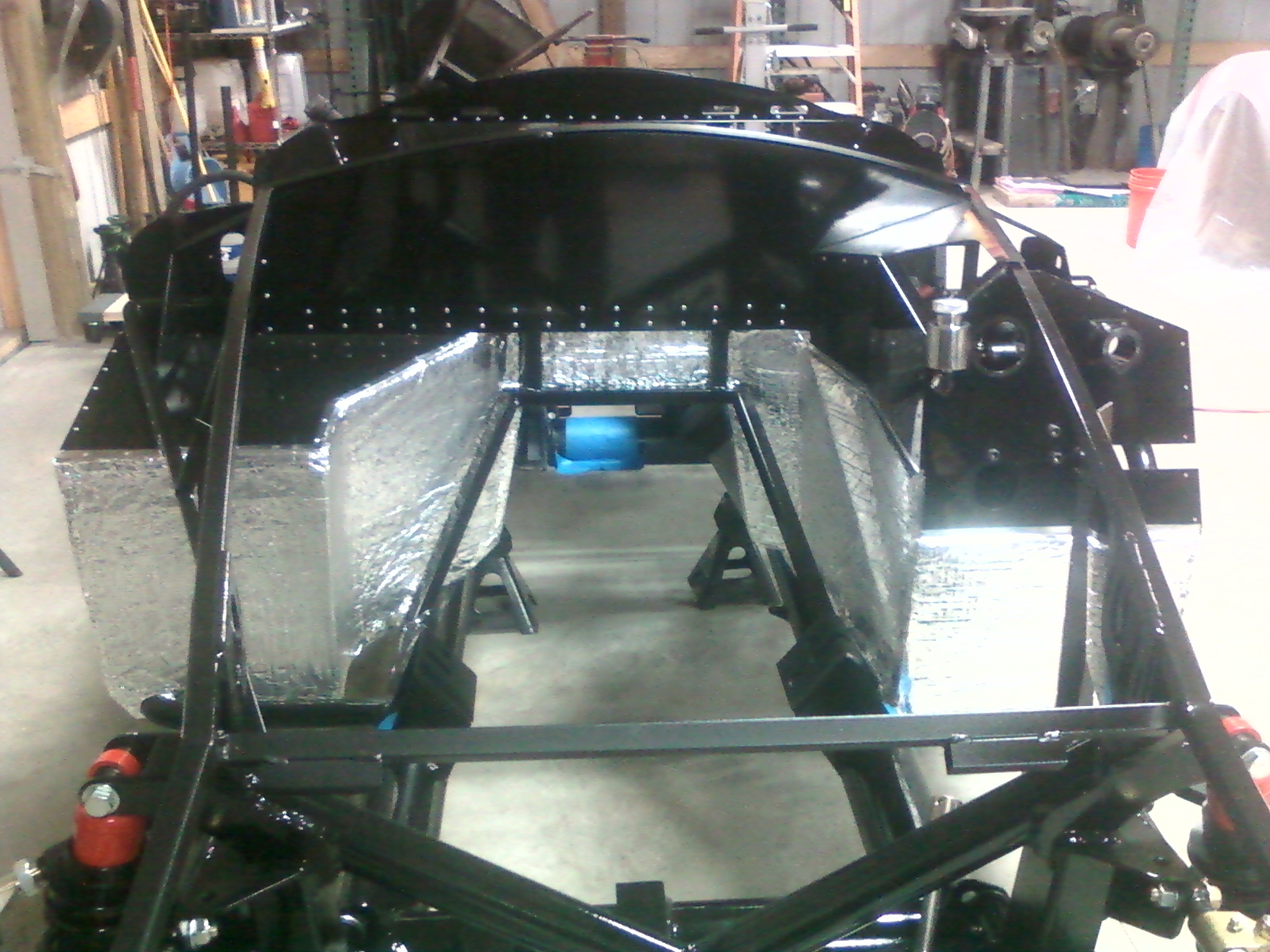 ThermoTec after metal duct tape on edge
