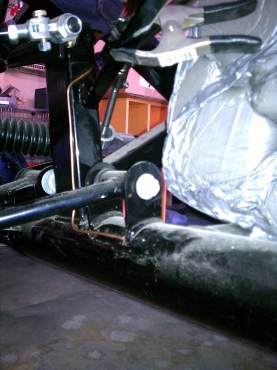Brake line mock up 1