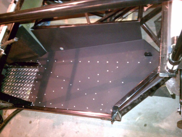 Driver side floor 1