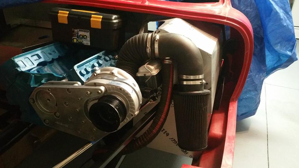 Blower mock-up with filter