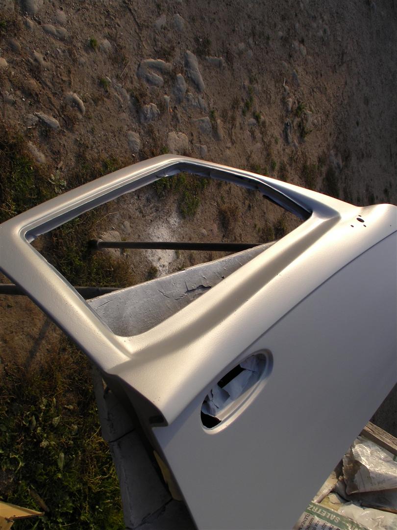 Close up of the passanger door