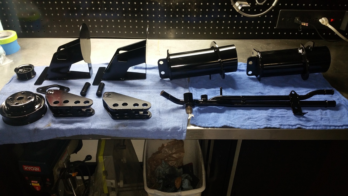 Powder coated Front and Rear Suspension Parts