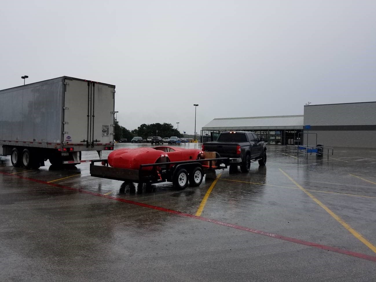 loaded car