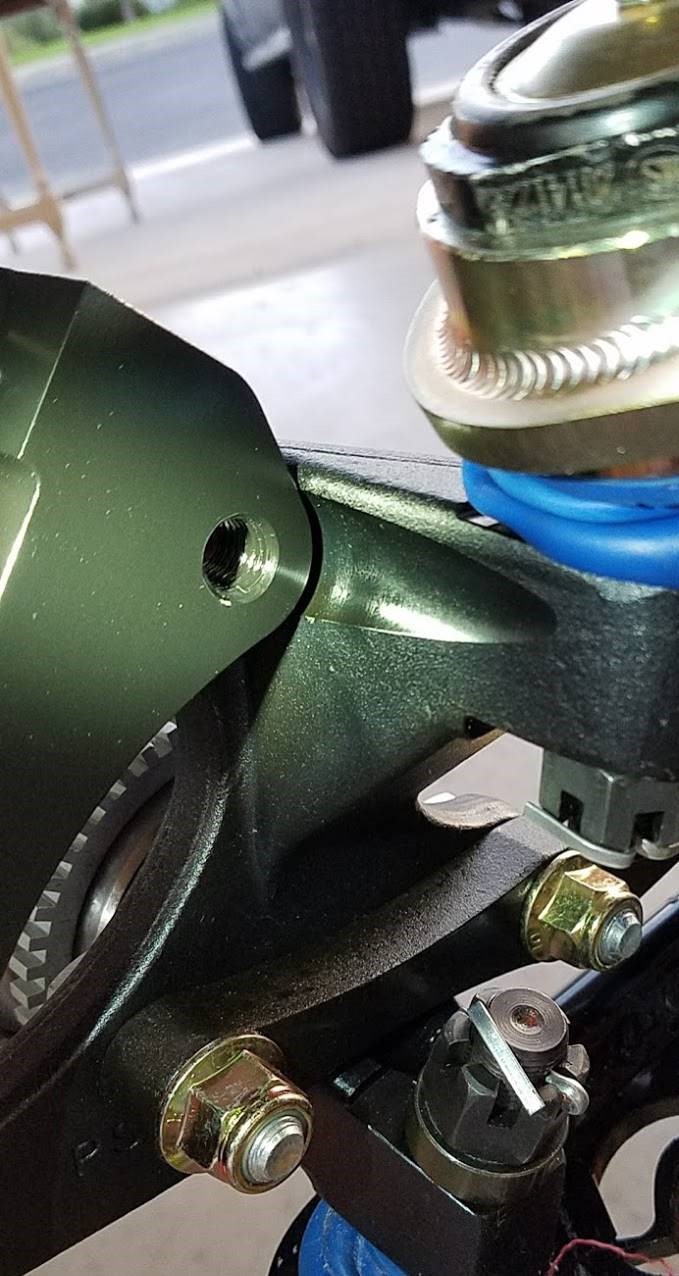 Brake caliper back