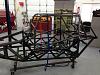 NHRA won't certify a roll cage welded to a FFR chassis -- square tube must be minimum 2".  The NHRA rulebook exception for welding the cage to an OEM...