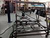 Roll cage starting to take shape.  Checking dash fit to cage.