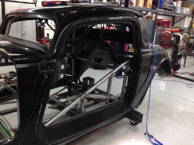 Enhanced side impact protection beyond SFI requirements.  A few pounds of added weight provides piece of mind.