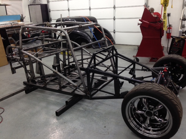 New chassis assembly.  A bit more fabricating of brackets & mounting points, then I can move on to the bolt together phase which will go much faster.  Design, engineering, and fabrication work take a lot of effort and time to complete.  More than I budgeted for.
