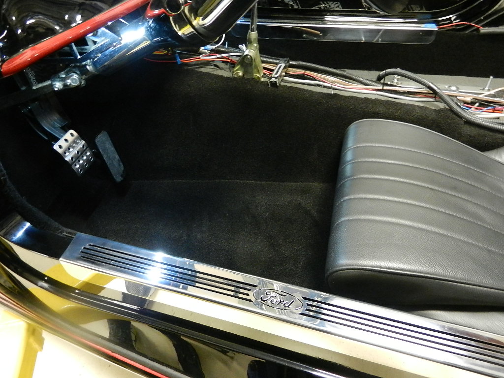 Driver's side carpet complete