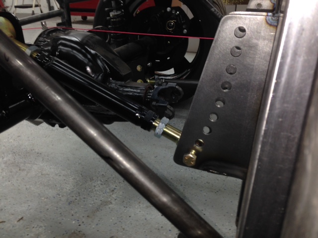 UCA mount has lots of anti-squat adjustment to really help the rear hook hard.