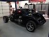 Body sets ~1" higher in rear to clear roll cage main hoop rear braces which NHRA requires 30-degrees minimum