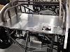 Tin Bending -- adding the tin to the chassis from back to front.  Fuel pump will have an easily removable cover.
