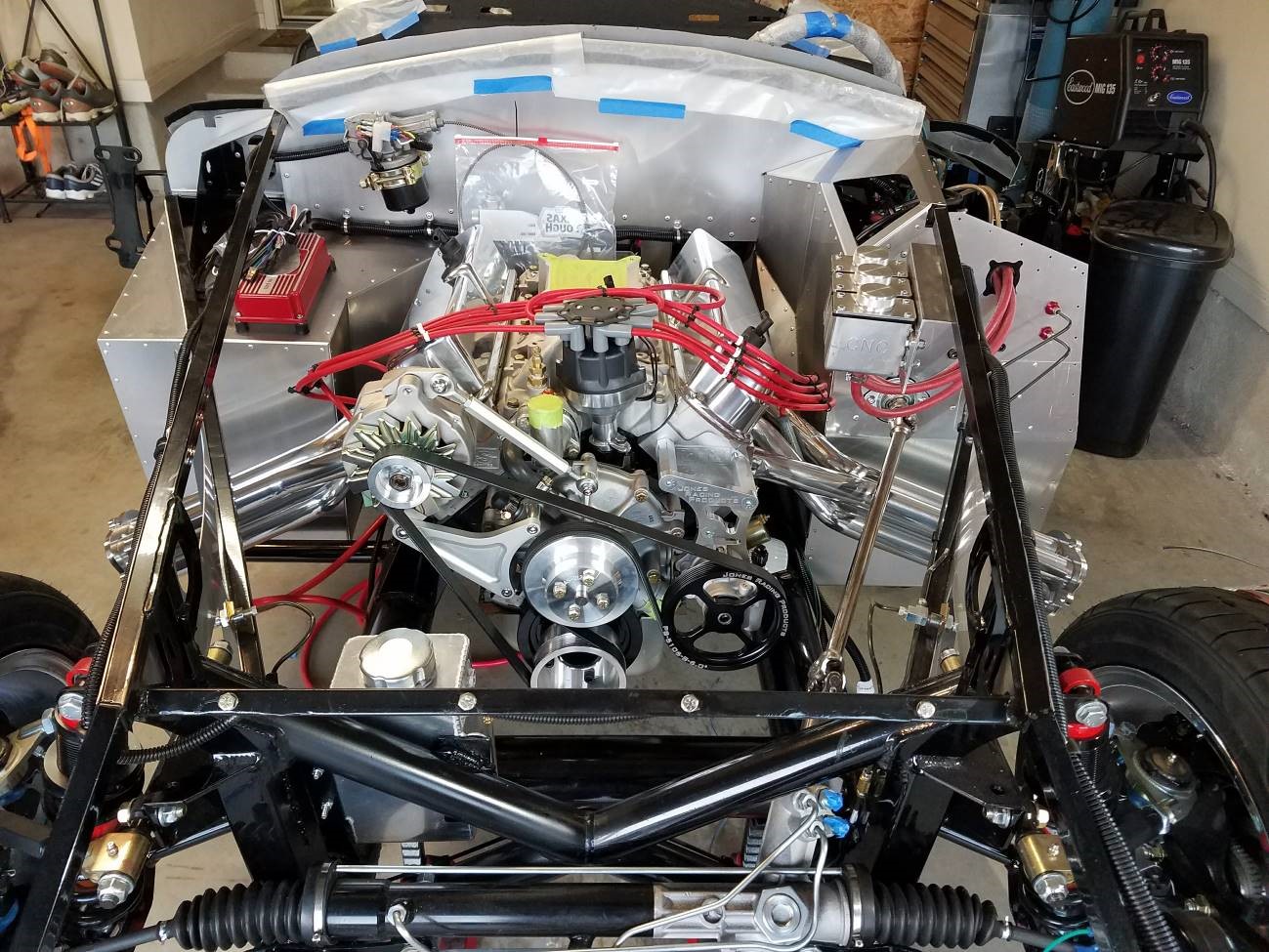 Engine installed