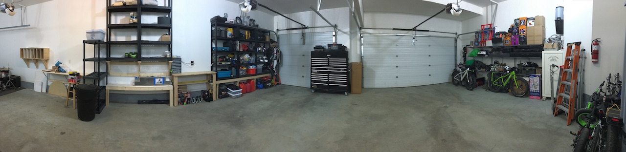 Step 1: Clean garage out.