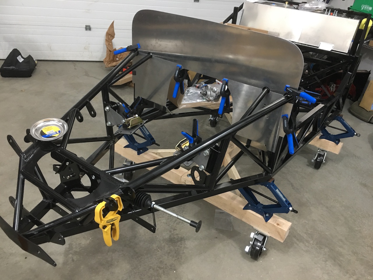 Mocking up firewall and steering.
