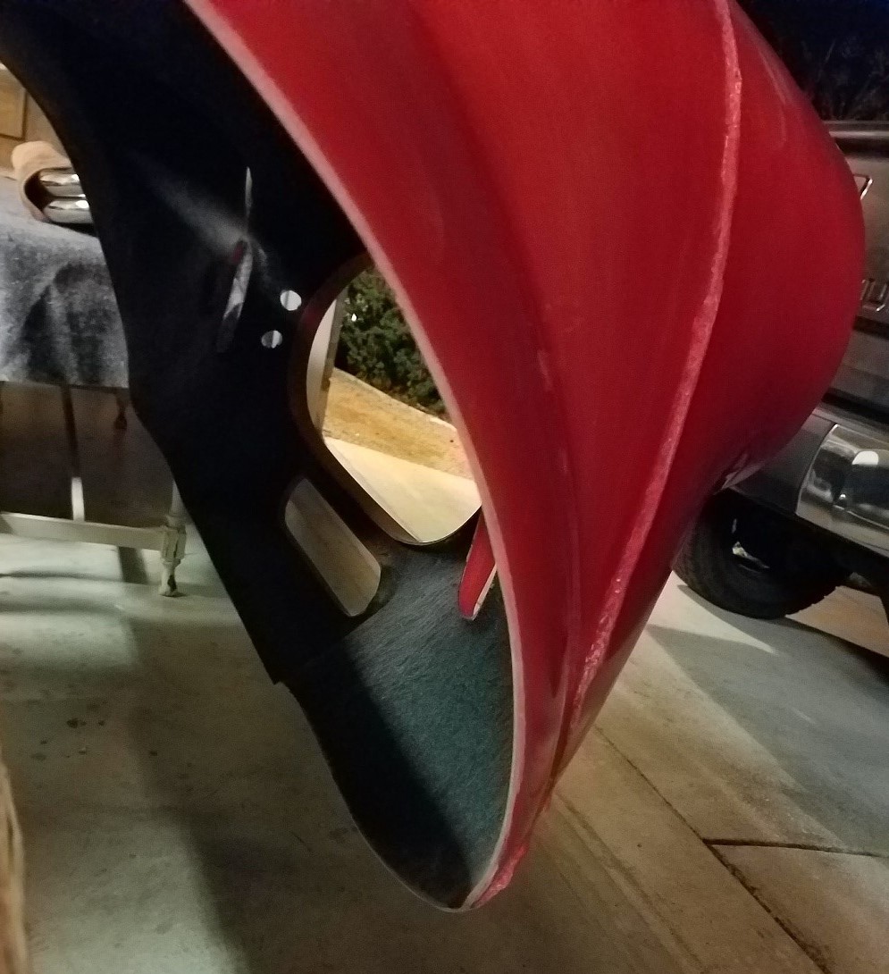 Front wheel lip