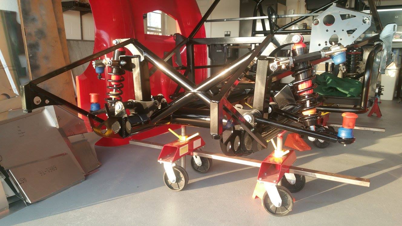 Partial front suspension
