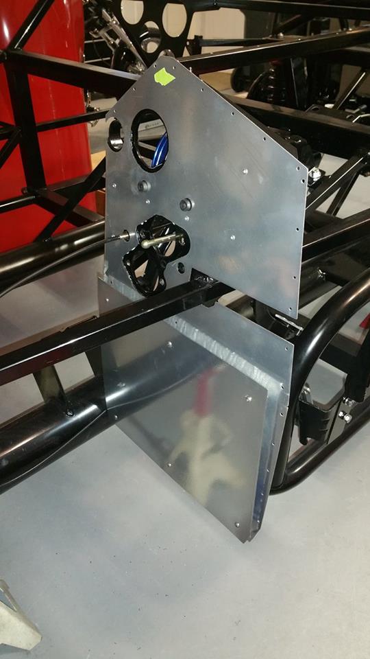 Driver side foot box heat shield