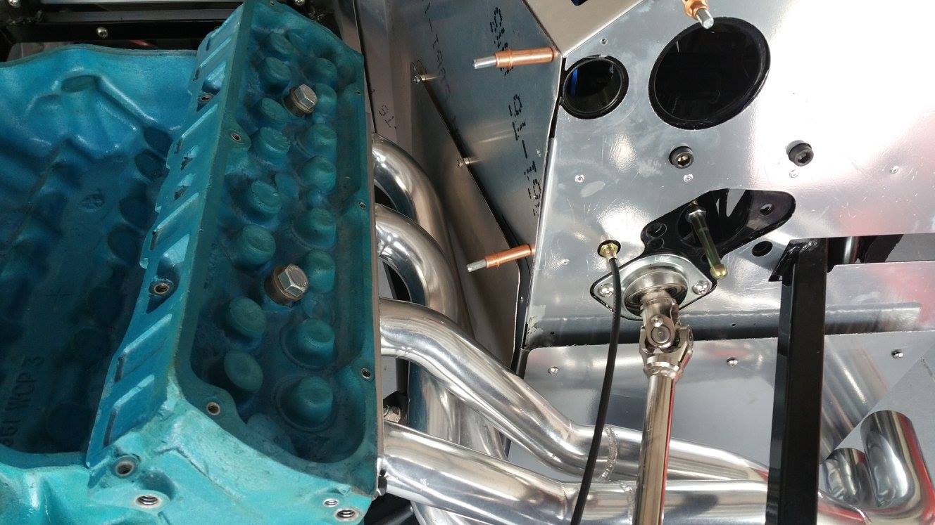 Driver side foot box inside heat shield