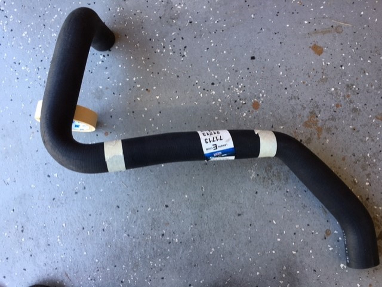 Lower Rad Hose    Before Cutting Down
