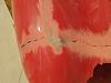 Parting lines with voids and gel coat 2