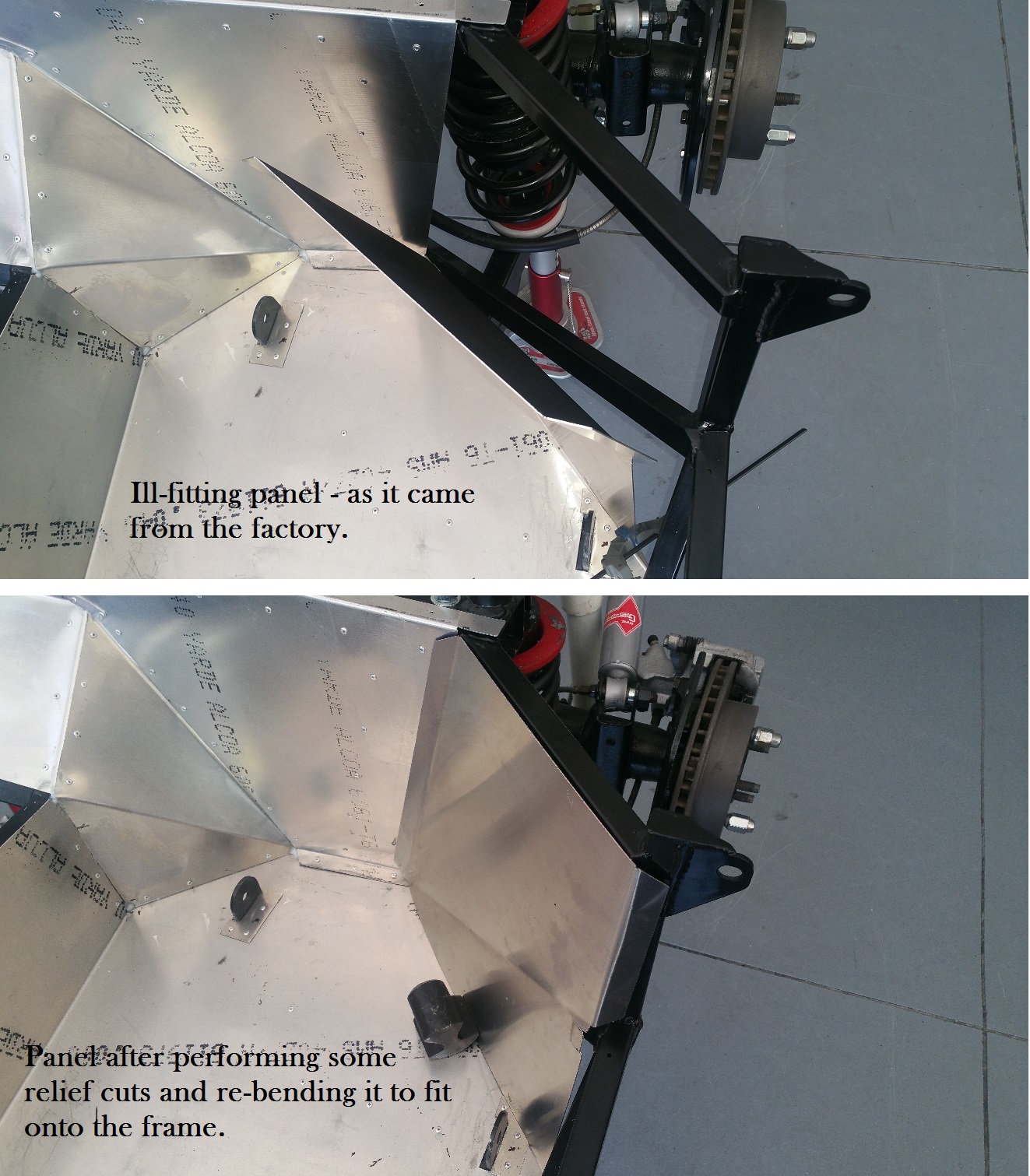 Ill fitting panels