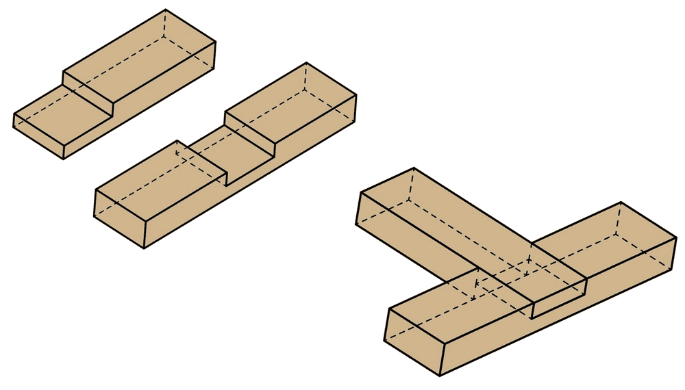 t half lap joint