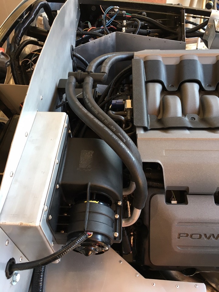 Heater Hoses Installed