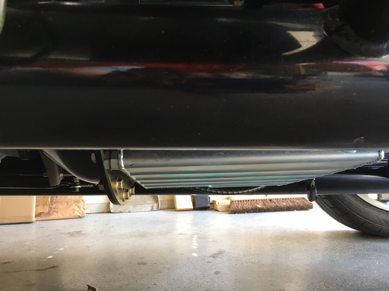 Oil Pan Height BEFORE adding .750 Trans Shim
