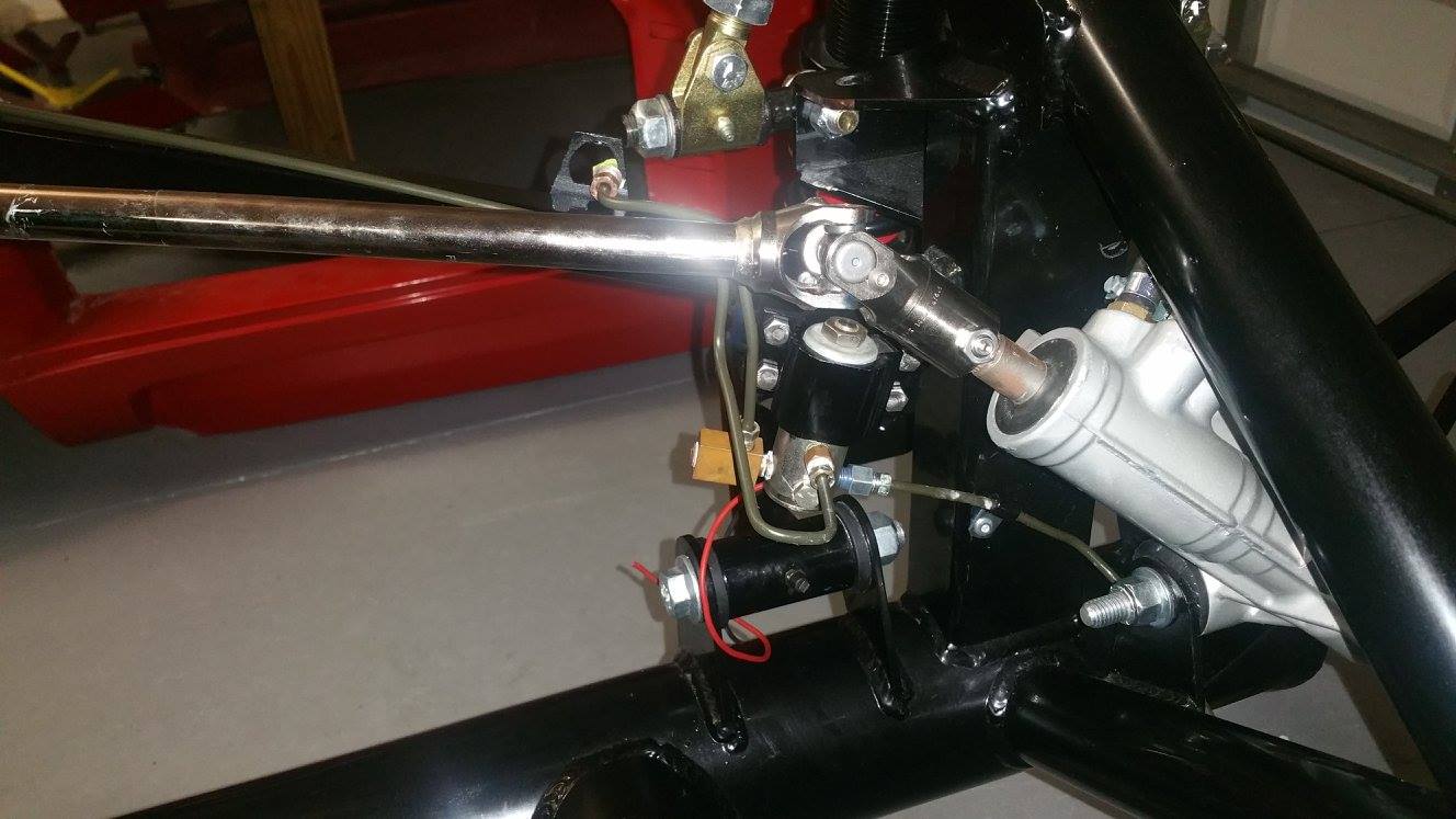 Brake lock solenoid   installed