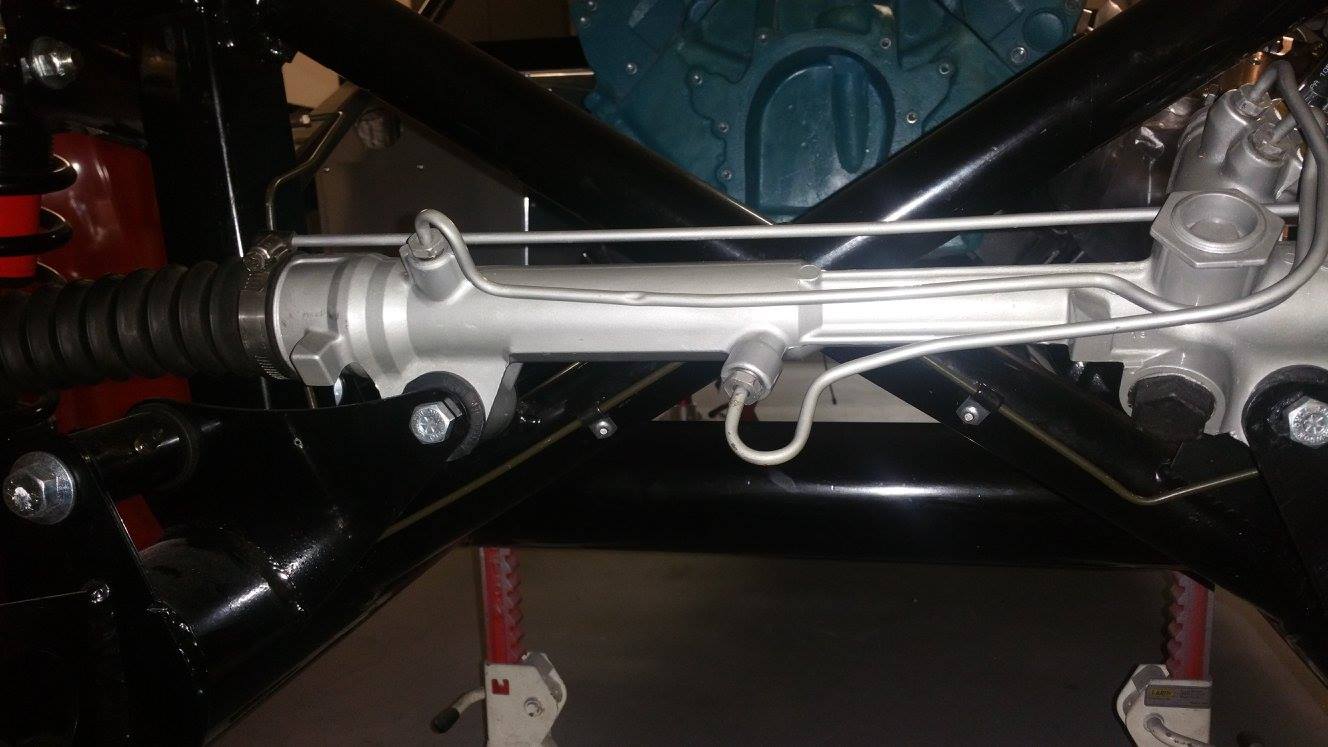 Front passenger side brake line   installed