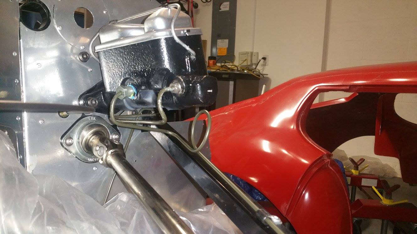 Master cylinder   installed