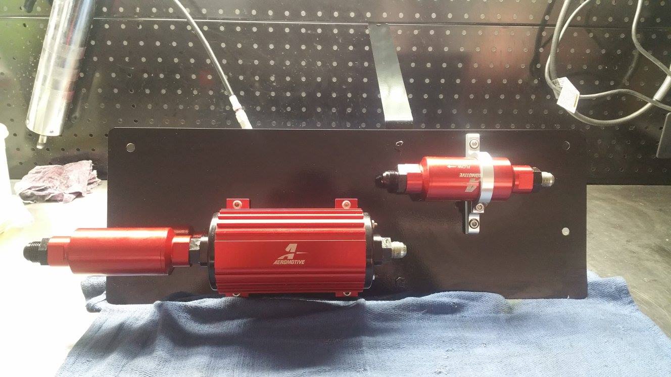 Fuel system plate   mocked up