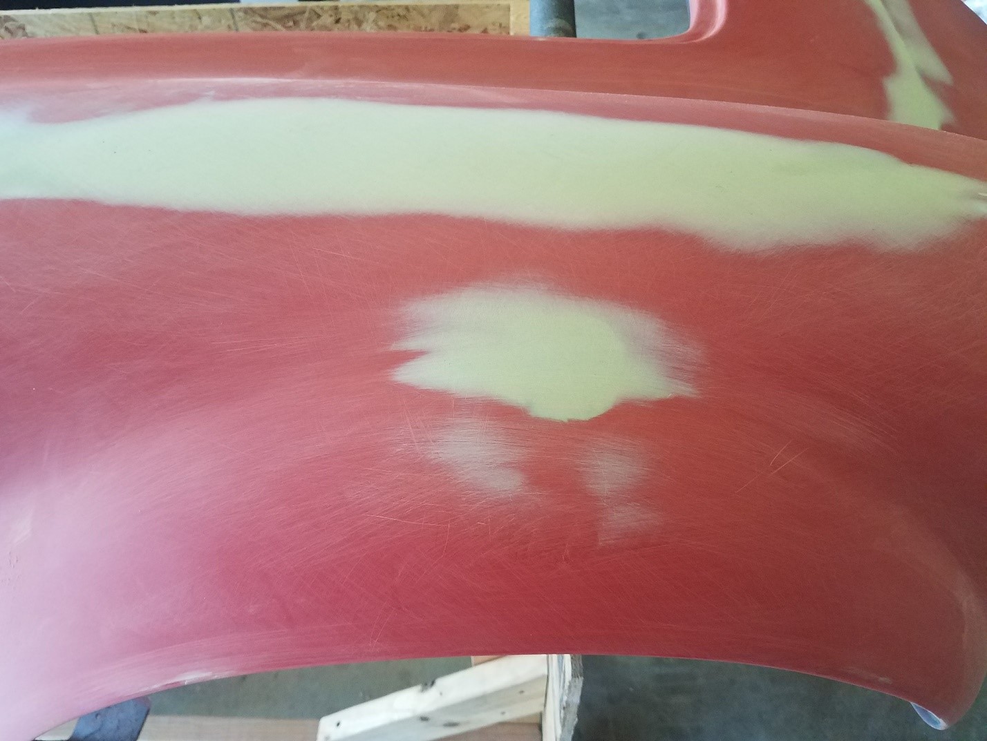 Spider crack filled