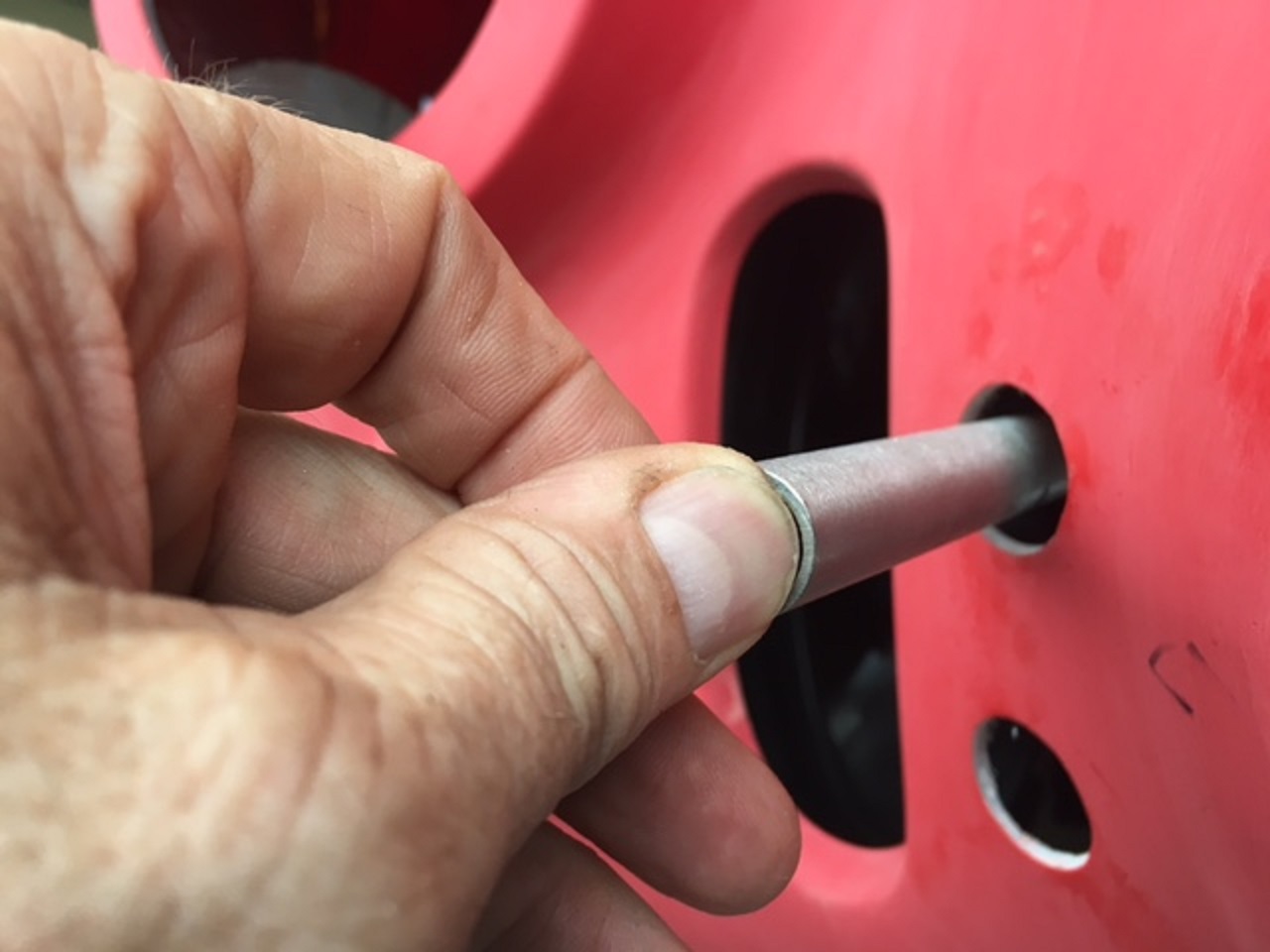 Bodywork   PS Bumper bolt holes   1
