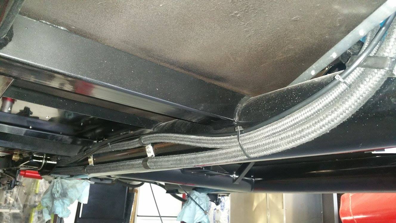 Fuel hoses   undercarriage