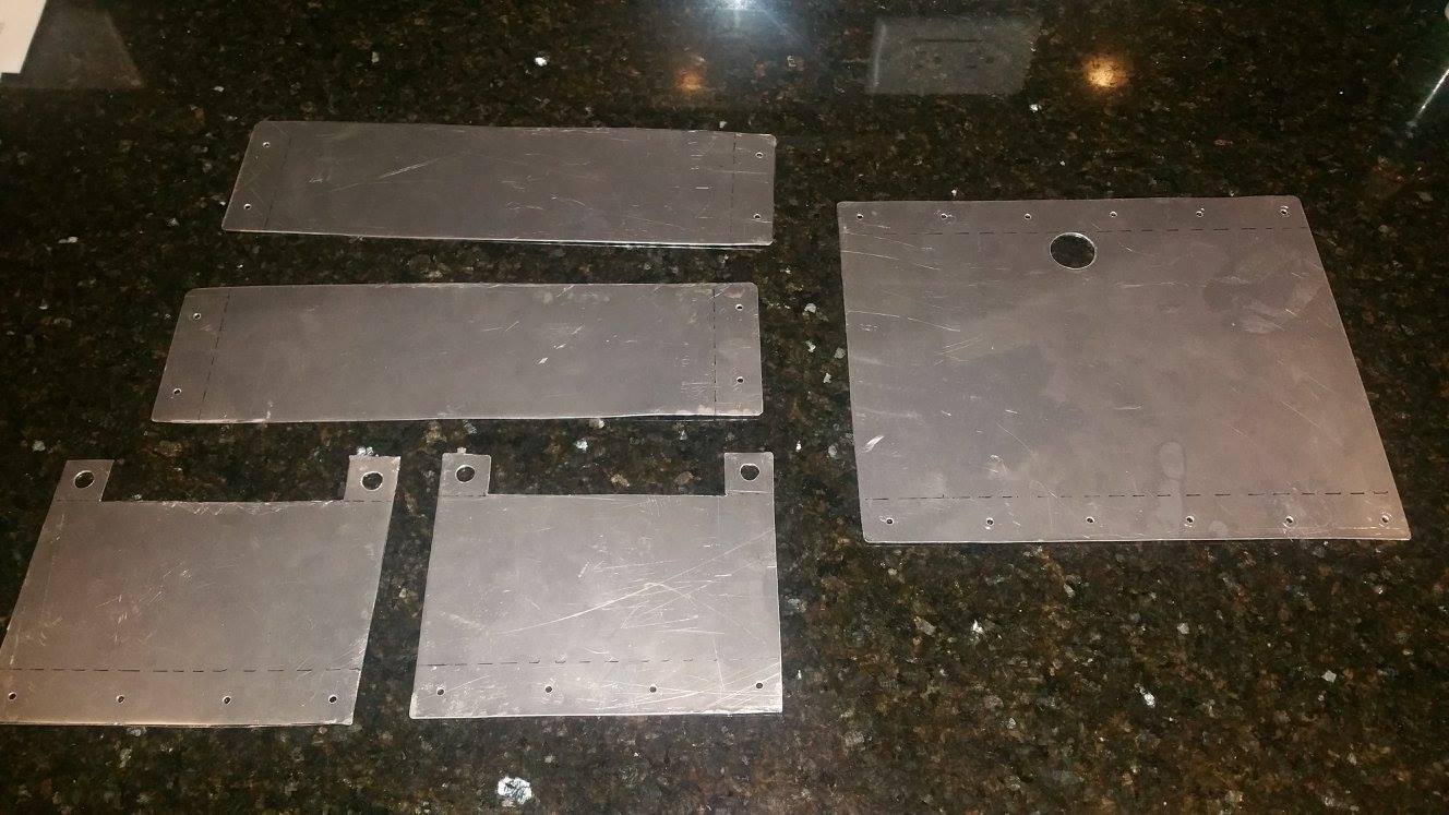 Pump control unit box panels