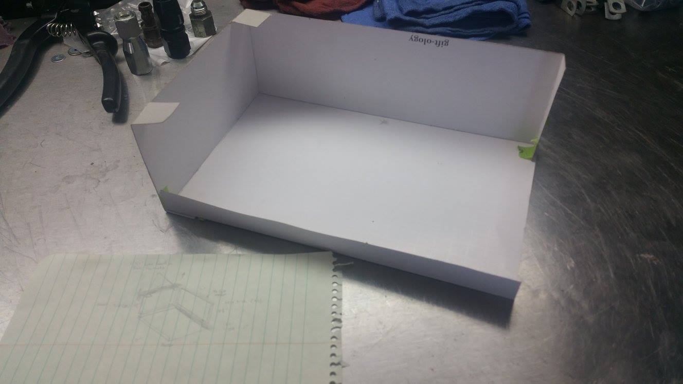 Pump control unit paper box
