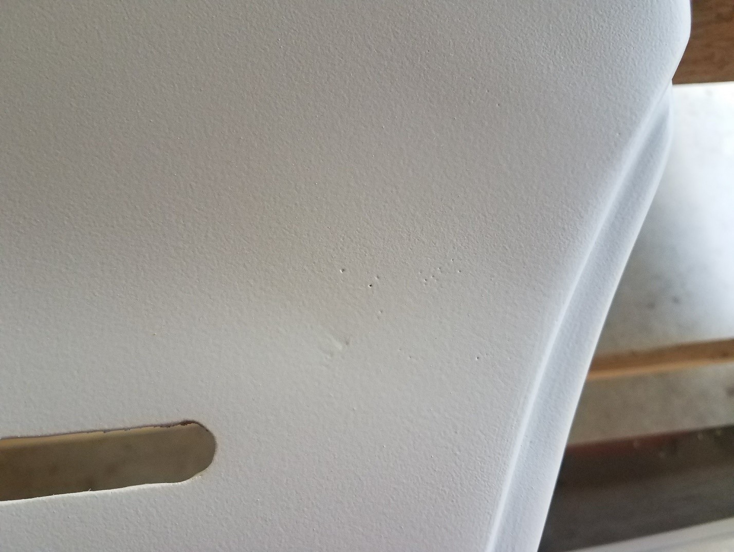 pin holes