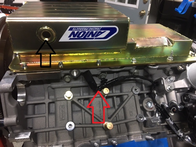 No oil level sending unit wire harness