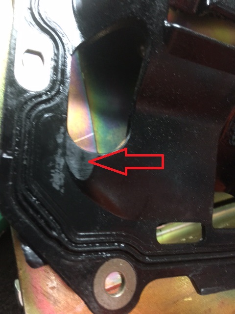 Clearance with die grinder