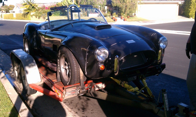 On the trailer