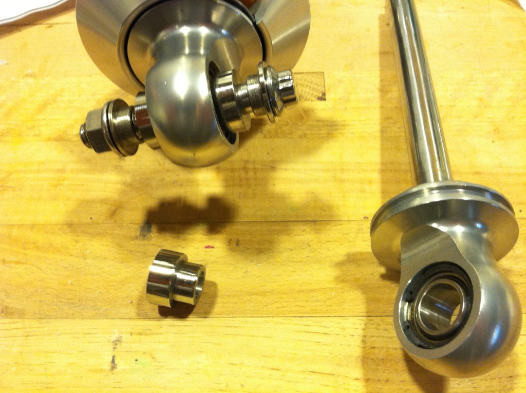 shock bushings and reducers. Seemed like a good idea at the time. My old tech lathe makes these time consuming to make.36 bushings and reducers in all.