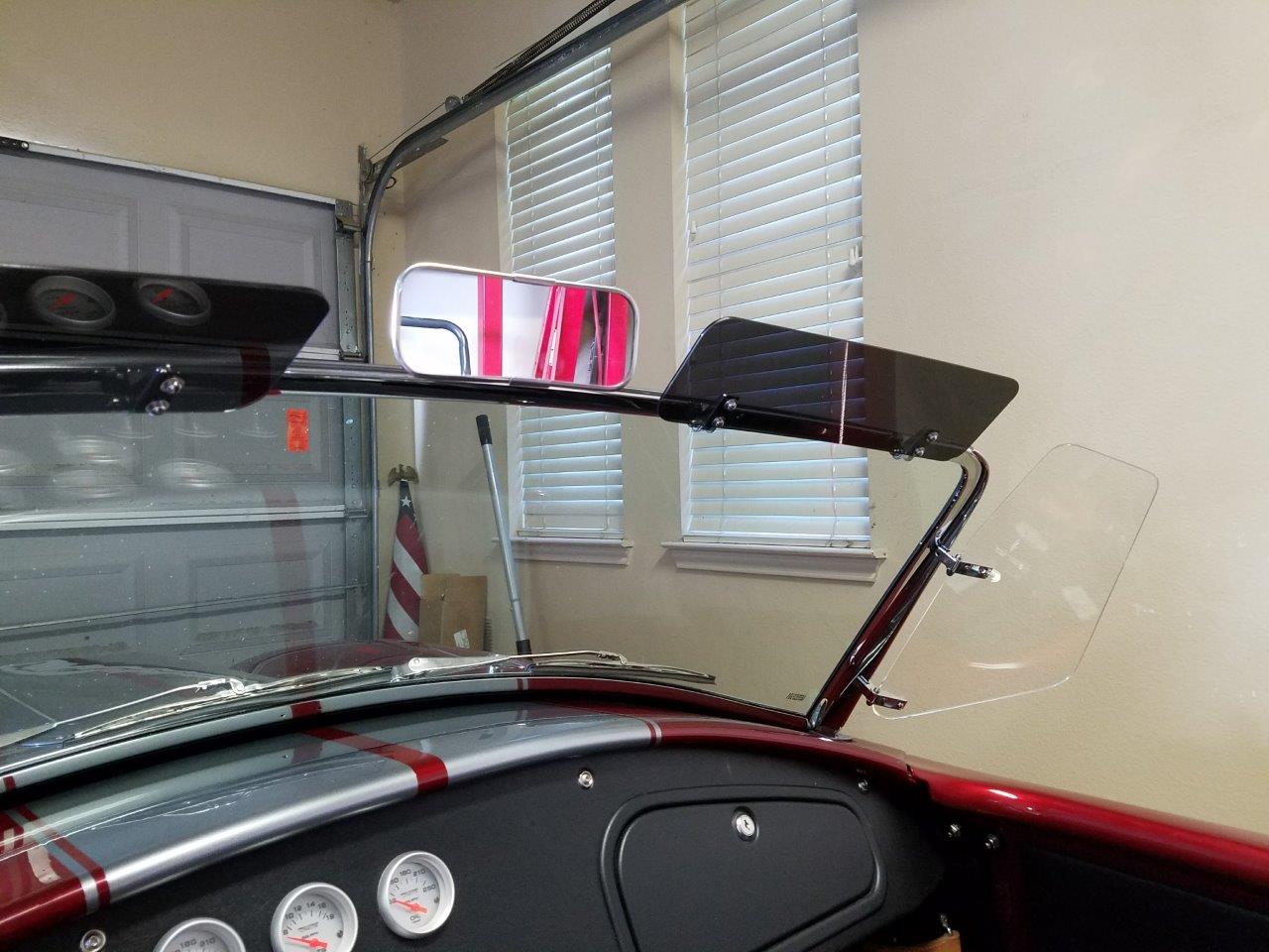 rear view mirror driver view