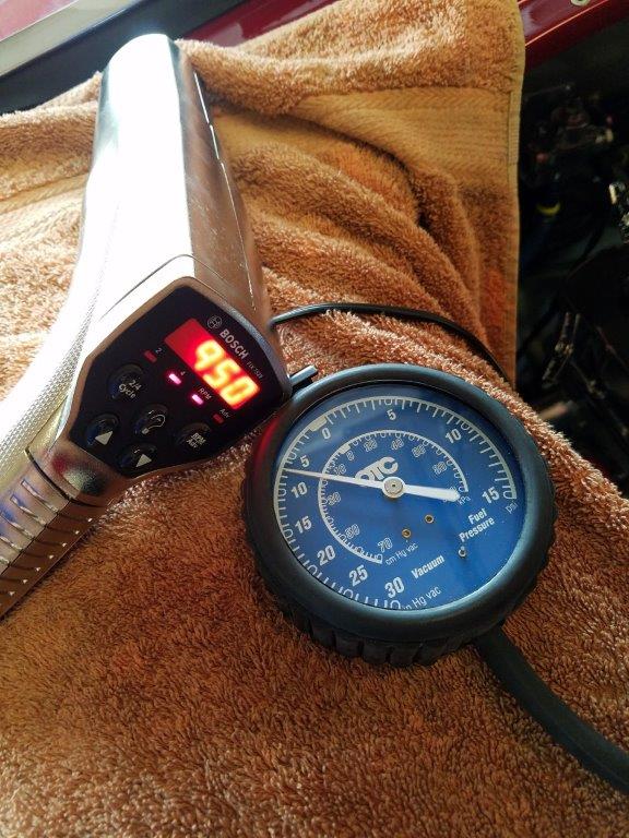 Idle vacuum and rpm