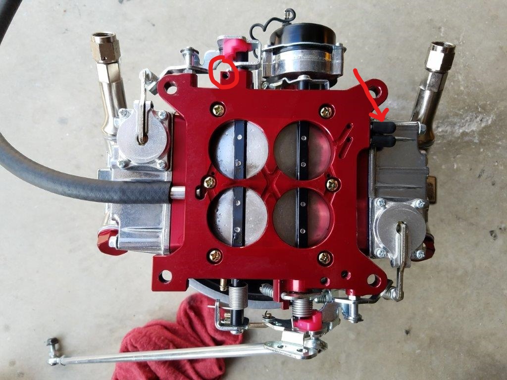 Inked Bottom of carb LI
