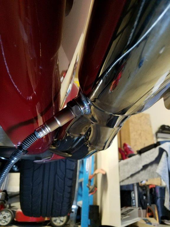 O2 sensor installed