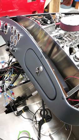 dash installed over spacer