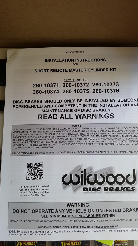 Kit install instructions
