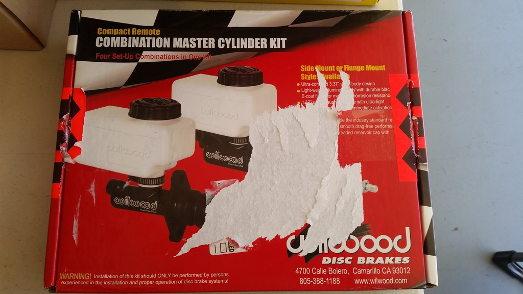 Wilwood master cylinder kit 260 10372